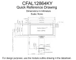 CFAL12864KY Mechanical Drawing