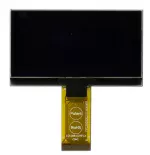 128x64 OLED Display module, Front View, Powered Off