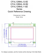 CFAL12864LYB2 Mechanical Drawing