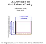 CFAL160128BFB2 Mechanical Drawing