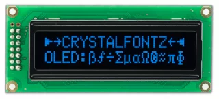 16x2 Blue Character OLED Module (CFAL1602C-B)