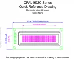 CFAL1602CG Mechanical Drawing