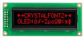 16x2 Red Character OLED (CFAL1602C-R)