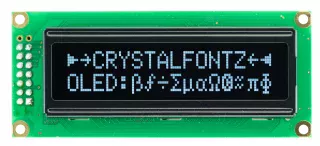 16x2 White Character OLED (CFAL1602C-W)