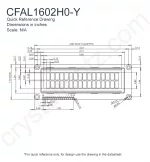 CFAL1602H0Y Mechanical Drawing