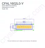 CFAL1602L0Y Mechanical Drawing