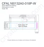 CFAL16032A0018PW Mechanical Drawing