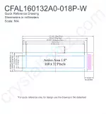 CFAL16032A0018PW Mechanical Drawing