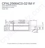 CFAL25664C0021MY Mechanical Drawing