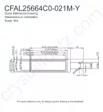 CFAL25664C0021MY Mechanical Drawing