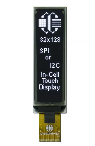32x128 In-Cell Touchscreen OLED (CFAL32128A0-0171B-WC)