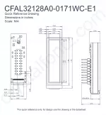 CFAL32128A00171WCE1 Mechanical Drawing