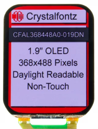 368x448 Hi-Density Full-Color Graphic OLED Module (CFAL368448A0-0193DN)