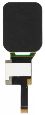 368x448 high density 1.93-inch full-color graphic OLED display module. Back view, powered off. 