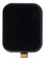 368x448 high density 1.93-inch full-color graphic OLED display module with capacitive touchscreen. Front view, powered off. 