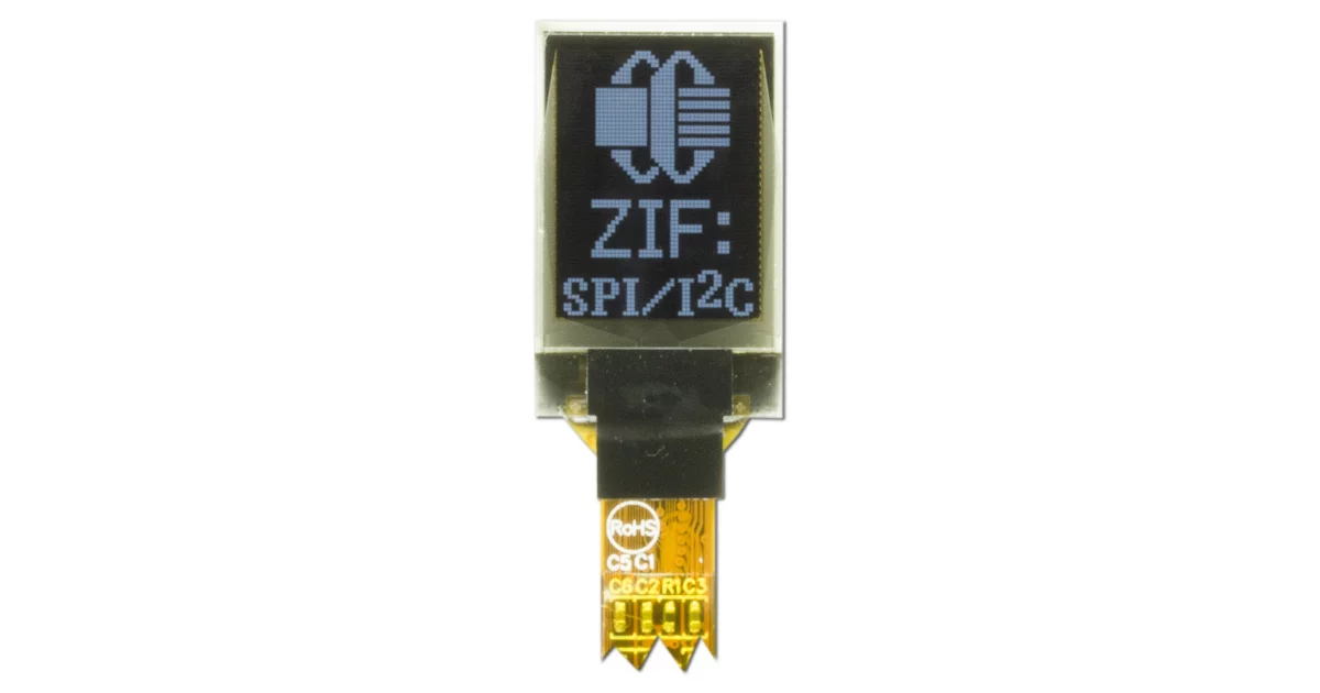 Small 48x64 .71inch OLED Display from Crystalfontz