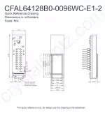 CFAL64128B00096WCE1 Mechanical Drawing CFAL64128B00096WCE1 Mechanical Drawing