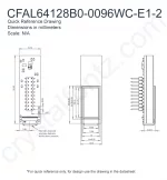 CFAL64128B00096WCE12 Mechanical Drawing CFAL64128B00096WCE12 Mechanical Drawing