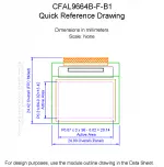 CFAL9664BFB1 Mechanical Drawing