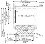 CFAL9664BFB2 Mechanical Drawing