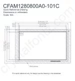 CFAM1280800A0101C Mechanical Drawing CFAM1280800A0101C Mechanical Drawing