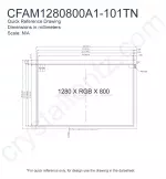 CFAM1280800A1101TN Mechanical Drawing
