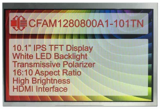 1280x800 10.1" HDMI TFT LCD (CFAM1280800A1-101TN)