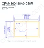 CFAM800480A0050R Mechanical Drawing CFAM800480A0050R Mechanical Drawing