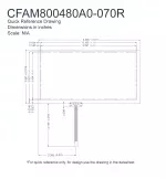 CFAM800480A0070R Mechanical Drawing