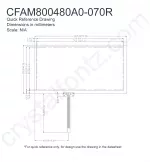 CFAM800480A0070R Mechanical Drawing