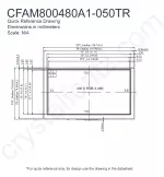 CFAM800480A1050TR Mechanical Drawing