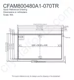 CFAM800480A1070TR Mechanical Drawing CFAM800480A1070TR Mechanical Drawing