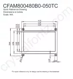 CFAM800480B0050TC Mechanical Drawing