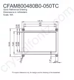 CFAM800480B0050TC Mechanical Drawing