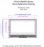 CFAO12864D3TMI Mechanical Drawing CFAO12864D3TMI Mechanical Drawing