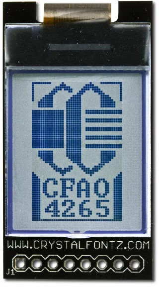 42 x 65 Graphic LCD with Carrier Board (CFAO4265A-TFK-CB)