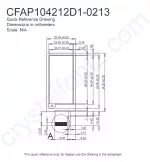 CFAP104212D10213 Mechanical Drawing CFAP104212D10213 Mechanical Drawing