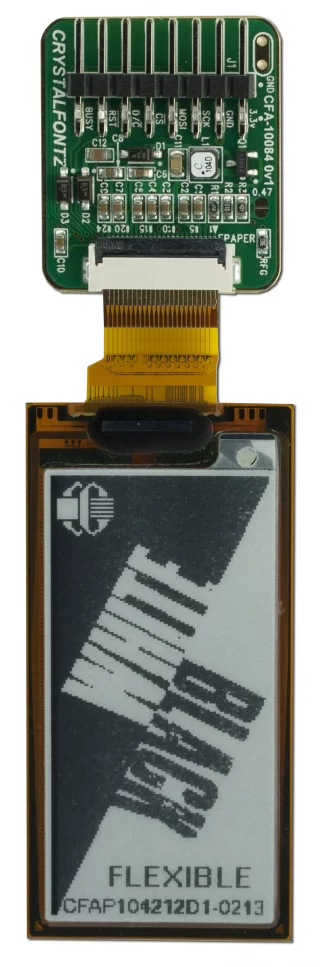 Flexible ePaper with Adapter Board