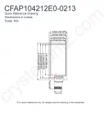 CFAP104212E00213 Mechanical Drawing