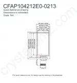 CFAP104212E00213 Mechanical Drawing