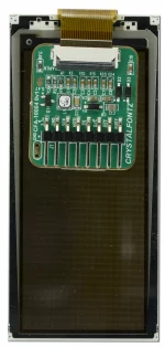3-color epaper display shown attached to adapter board.