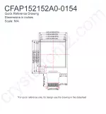 CFAP152152A00154 Mechanical Drawing CFAP152152A00154 Mechanical Drawing
