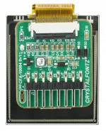 125x152 3-color ePaper module with CFA10082 ePaper adapter board (shown attached to adapter board)