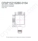 CFAP152152B00154 Mechanical Drawing CFAP152152B00154 Mechanical Drawing