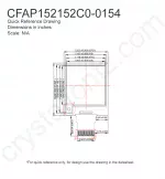 CFAP152152C00154 Mechanical Drawing CFAP152152C00154 Mechanical Drawing