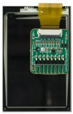 176x264 3-color epaper display with adapter board designed to attach to the back of the ePaper display.