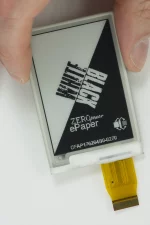 2.7 inch epaper display module - in hand for scale
