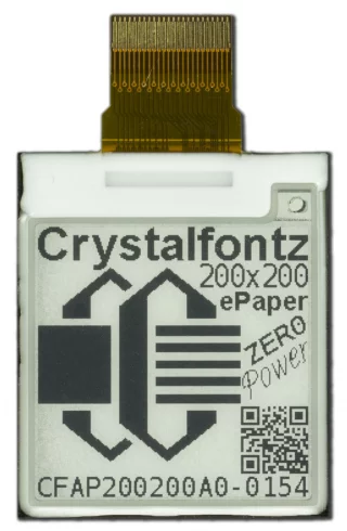 ePaper Display - 1.54" Black & White (CFAP200200A0-0154)