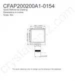 CFAP200200A10154 Mechanical Drawing