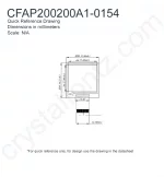 CFAP200200A10154 Mechanical Drawing